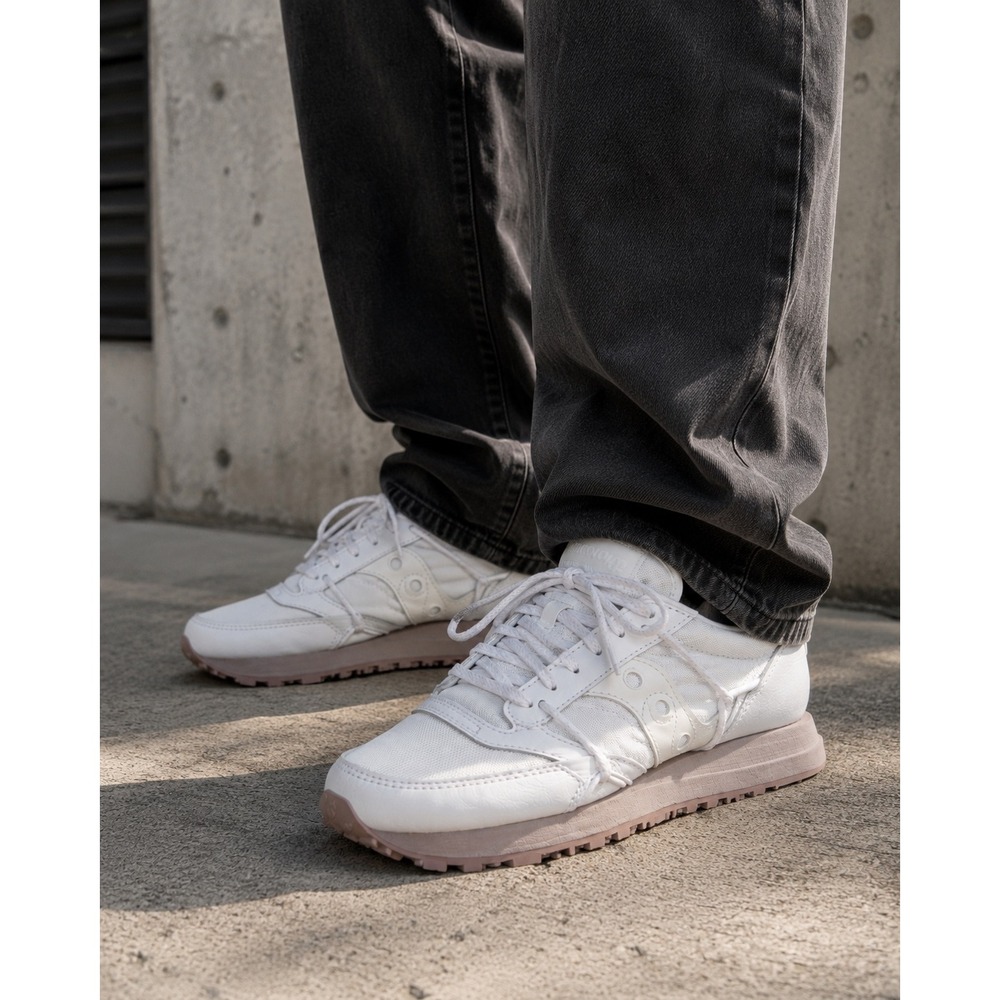 Saucony Jazz DST Unisex White Shadow Retro Sneakers Men's 8 EU 41